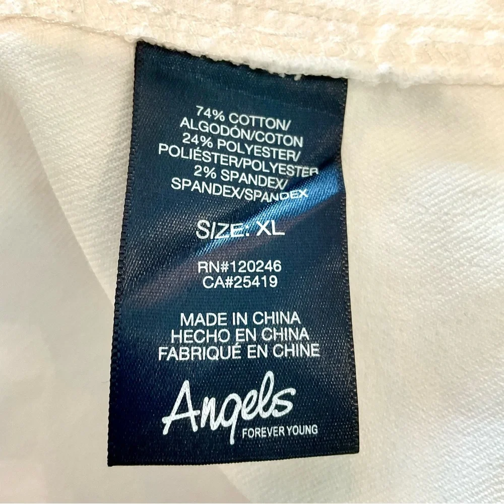 Angels White Denim Jacket - Picture 9 of 10